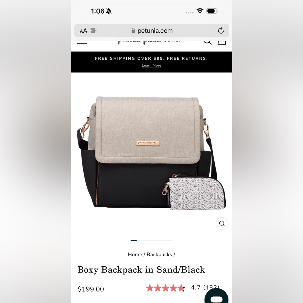 Petunia Pickle Bottom Diaper Bag